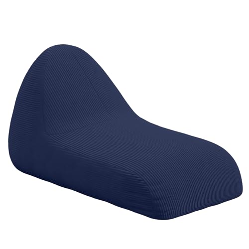 Unicorn Bean Bag Chair for Kids with Filler, Corduroy Floor Lounger, Pink W9694