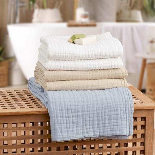 6 Layer Cotton Muslin Blanket King Size Sage Green P272945