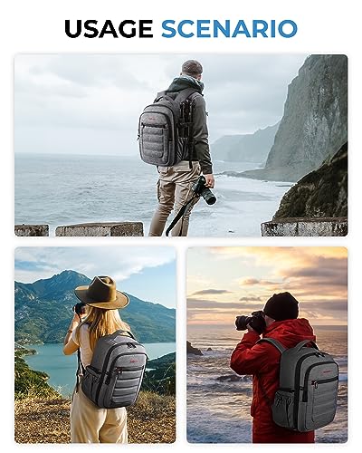 Camera Backpack Expandable for Photographers with 15.6" Laptop Compartment R68194