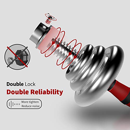 Adjustable Dumbbell Set with Carry Box for Home Gym Workout S420450