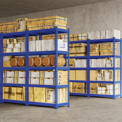 5-Tier Adjustable Metal Shelving Unit for Garage, Pantry, and Warehouse M7734