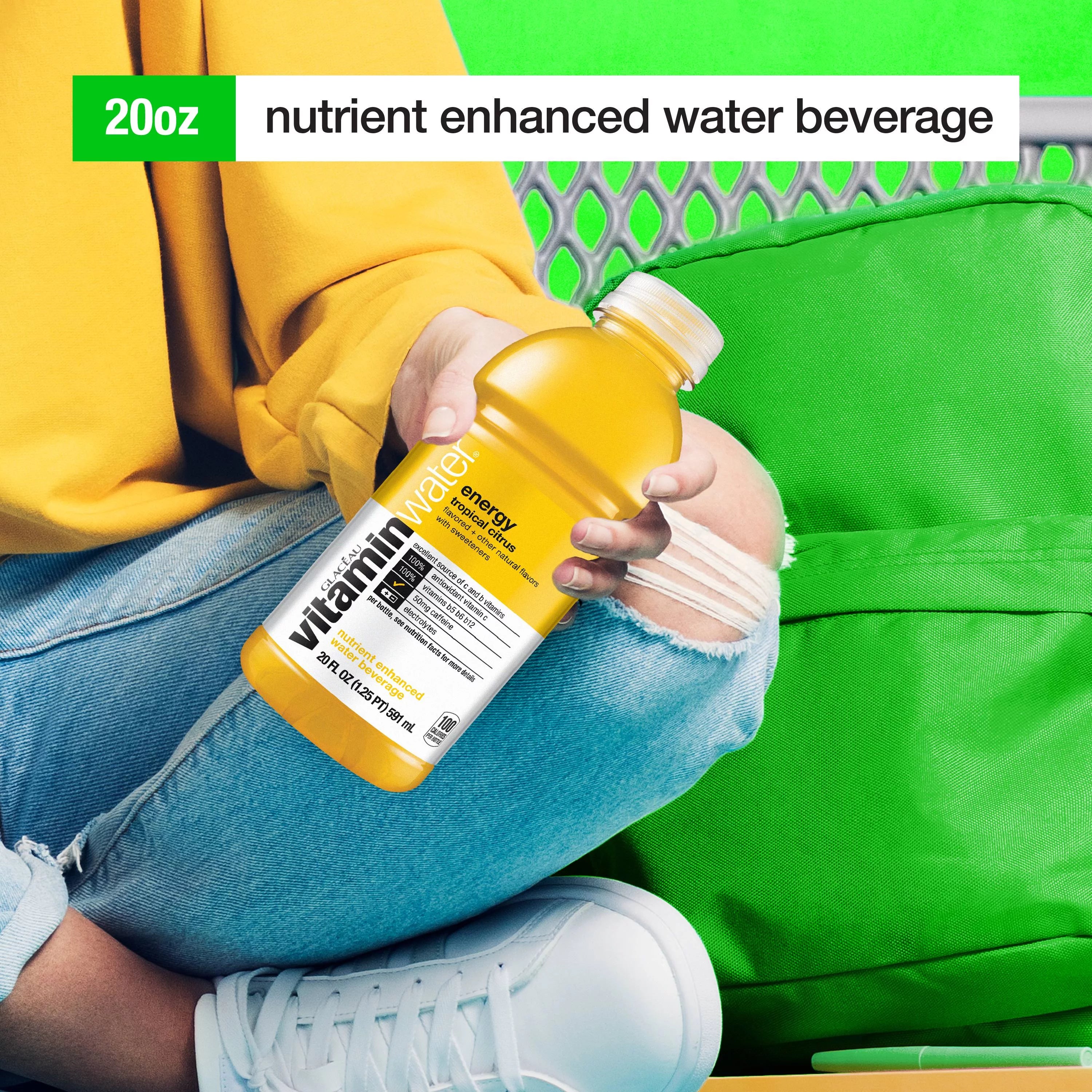 Tropical Citrus Vitaminwater, 20 Fl Oz, 12 Count E329