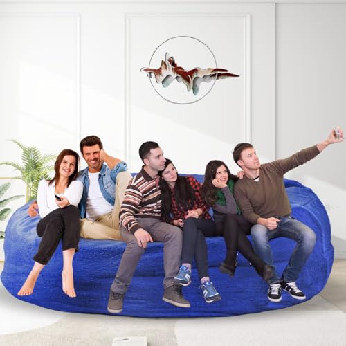 Bean Bag Chair for Adults 3FT, Soft Removable Cover, Light Gray X3039