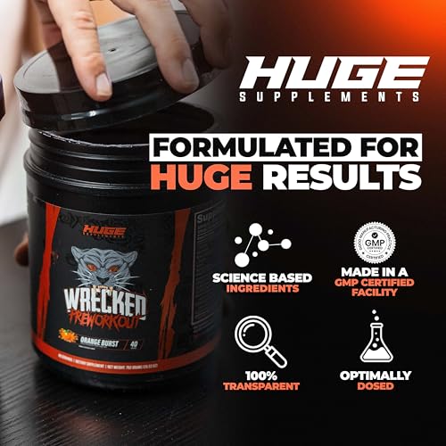 Pre Workout, Advanced Formula, Boosts Energy, Focus & Performance B1952
