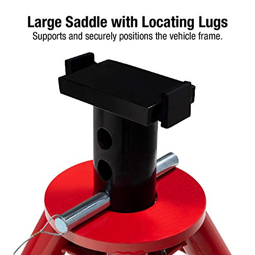 10-Ton Pin Type Jack Stands, Pair I9664