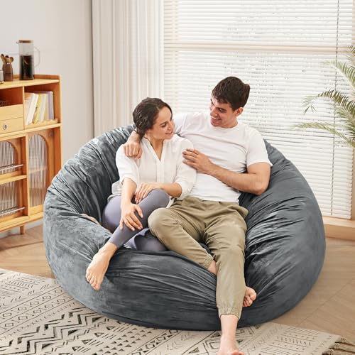Giant Bean Bag Chair Convertible Bed with Microfiber Cover X2136