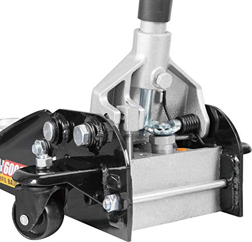 Hydraulic Low Profile Steel Racing Floor Jack, 3 Ton Capacity E136