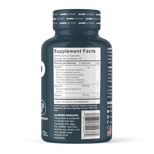 Muscle Builder Supplement for Growth, Strength & Endurance, 60 Capsules O682720