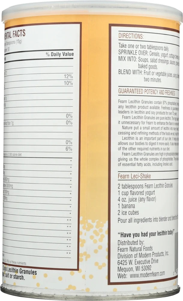Lecithin Granules, 16 oz F44363