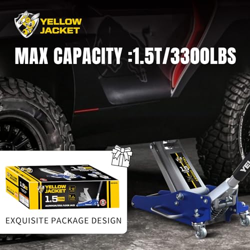 2.5 Ton Trolley Jack with Carrying Case Hydraulic Low Profile Floor Jack for Cars C877326