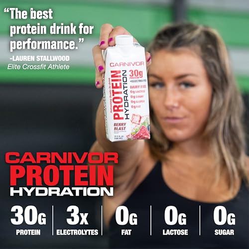 Ready to Drink Protein, Lactose Free, 40g Isolate, Chocolate 16.9 Fl Oz (Pack of 12) B9617