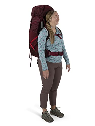 Women's 65L Backpacking Backpack, Antidote Purple R227