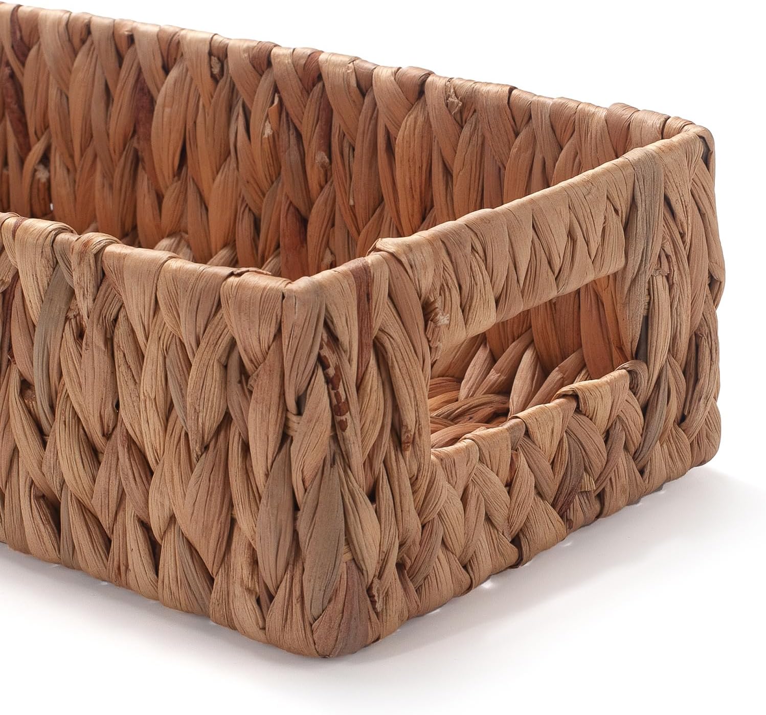 Wicker Toilet Paper Storage Basket with Handles D47201