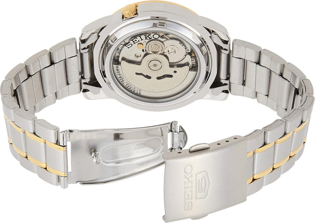 Men's Automatic White Dial Two-Tone Stainless Steel Watch M4975