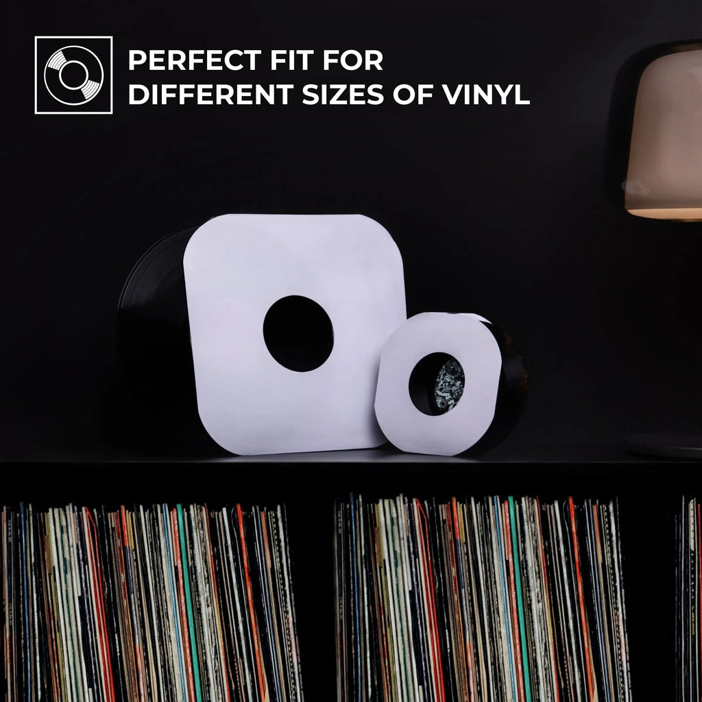 Vinyl Record Inner Sleeves 7" 100-Pack W85441
