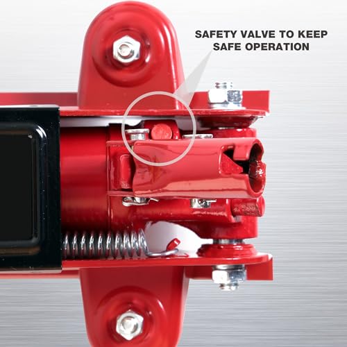 Hydraulic Trolley Floor Jack with Storage Case, 1.5 Ton Capacity G957043