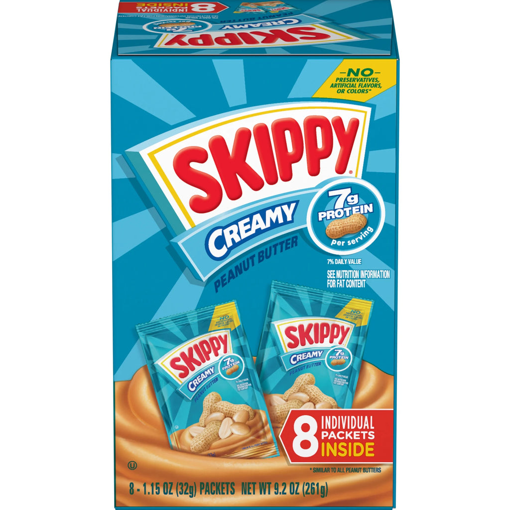 Creamy Peanut Butter Squeeze Packs, 1.15 oz (64 Pouches) X665