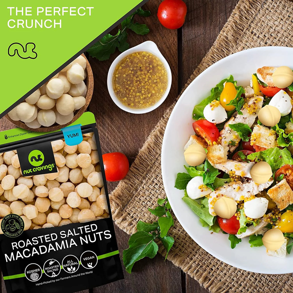 Roasted Salted Macadamia Nuts, 16oz K9182