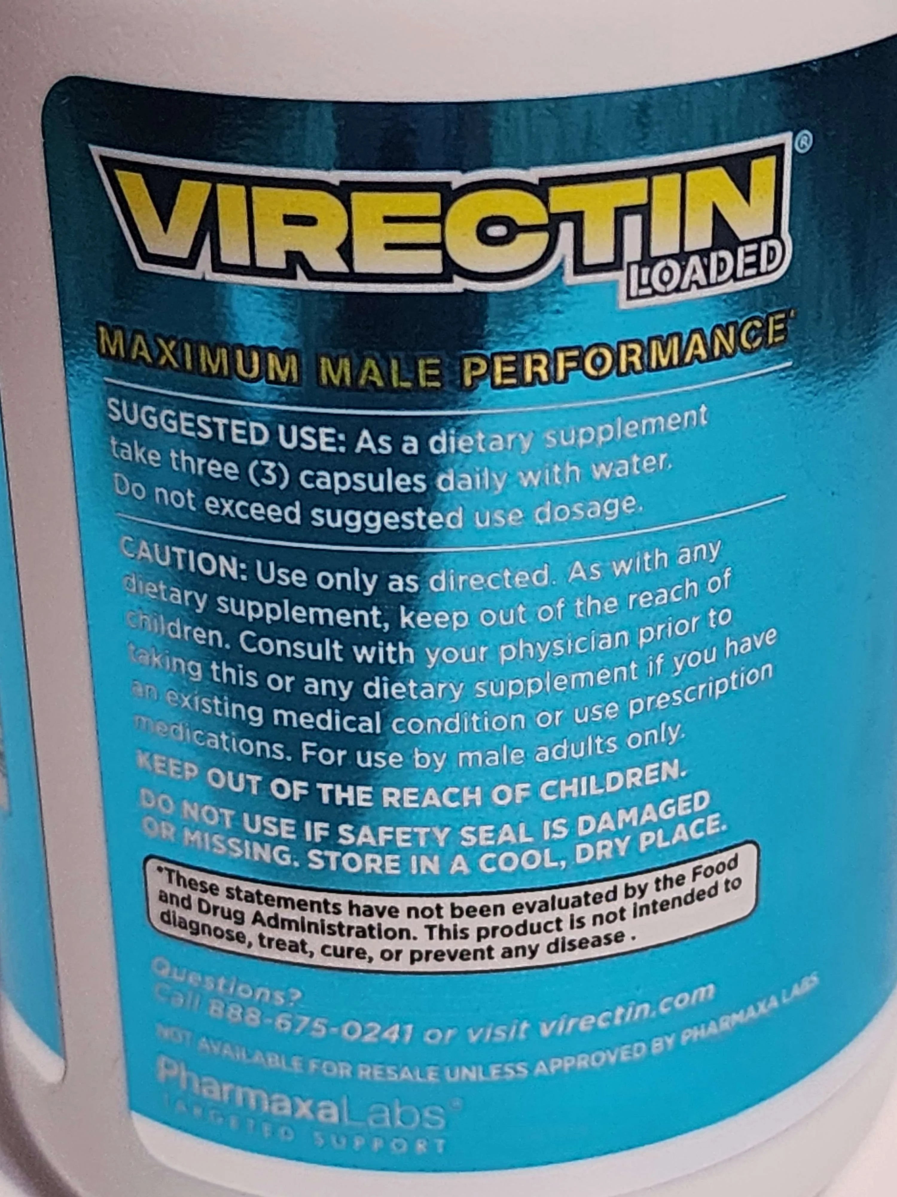 Male Performance Dietary Supplement F86303