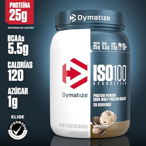 Whey Protein Powder Isolate, Cookies & Cream, 25g Protein I356