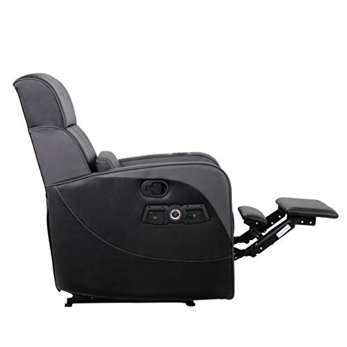 Recliner Gaming Chair with Bluetooth Audio, Headrest Speakers, Footrest and Cupholder M149