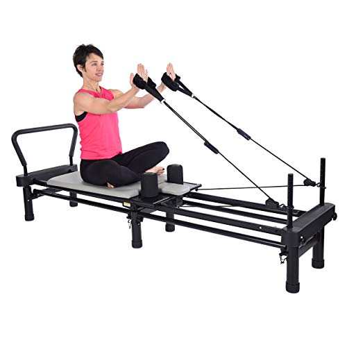 Pilates Reformer Machine for Home Gym with Cardio Rebounder T716