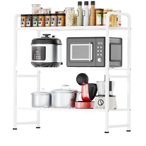 Heavy Duty Metal Wire Shelving Unit, 3 Tier, Stackable Storage Rack C875