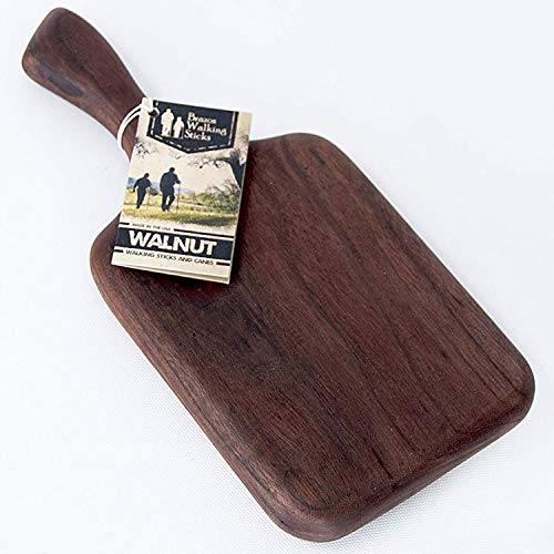 Dark Walnut Wood Cutting Board for Kitchen, Chopping and Serving, 16 x 8 V138952