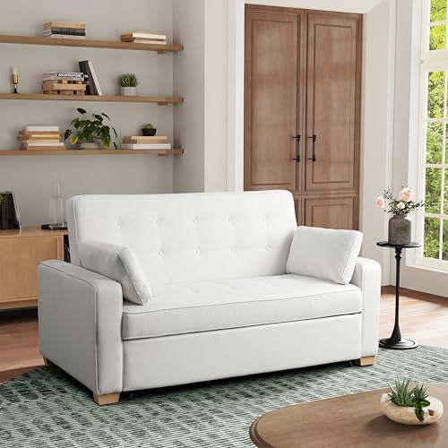 Convertible Sleeper Sofa, Queen Size, Navy Q5867