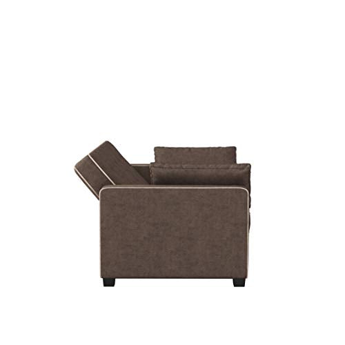 Convertible Sleeper Sofa, Queen Size, Navy Q5867