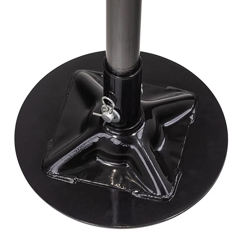 Underhoist Support Stand, Adjustable Height, Heavy-Duty Steel Base O748713