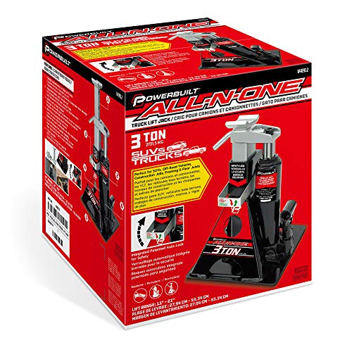 Bottle Jack and Jack Stands in One, 6000 Pound All-in-One Car Lift S264808