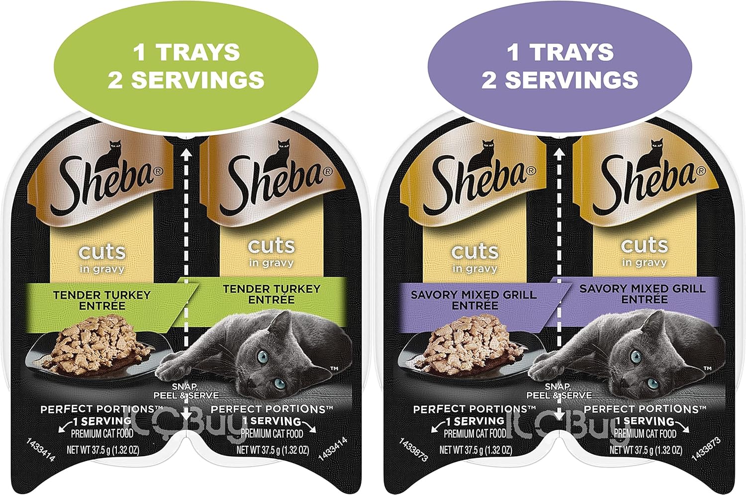 Assorted Cuts in Gravy and Pate Cat Food Trays with Toy and Booklet I14492