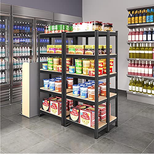 5-Tier Adjustable Metal Shelving Unit for Garage, Pantry, and Warehouse M7734