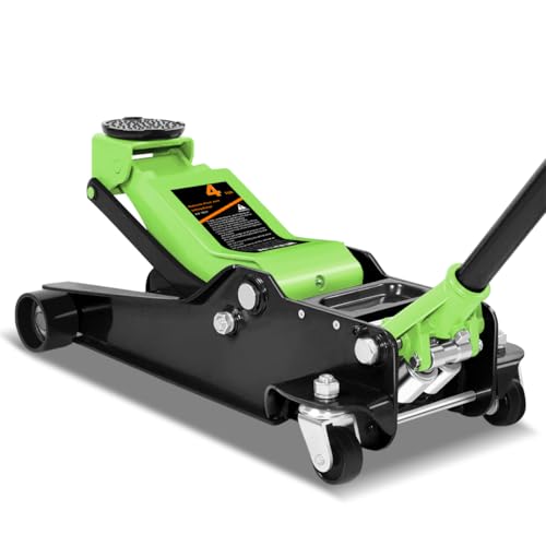 Floor Jack 3 Ton Capacity, Low Profile Heavy Duty Hydraulic Car Jack, Lifting Range 3"-20" O821