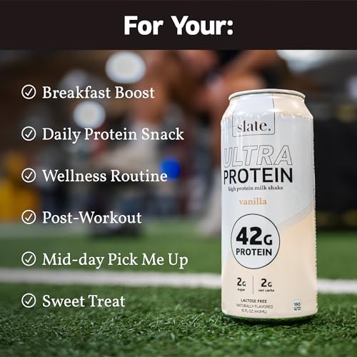 Chocolate High Protein Shake, 42g Protein, Lactose Free, 15 fl oz L659217