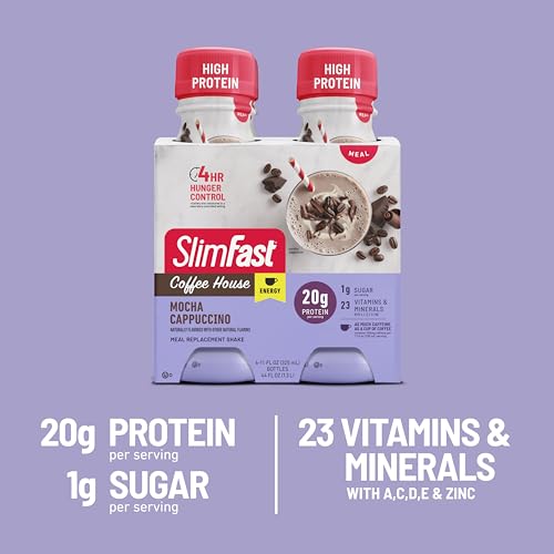 Protein Shake, Chocolate, 20g Protein, Meal Replacement, 12 Count B226310