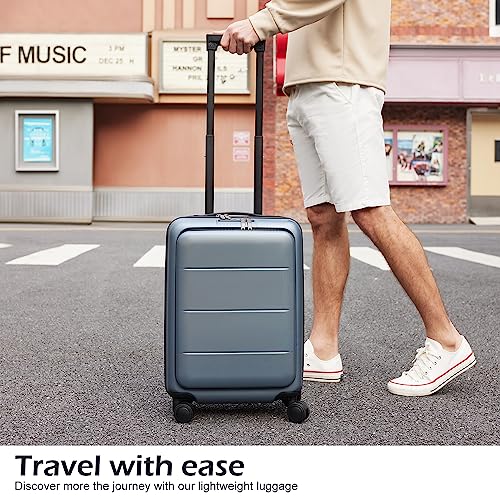 Carry-On Spinner Trolley with Pocket Compartment, 20in W357