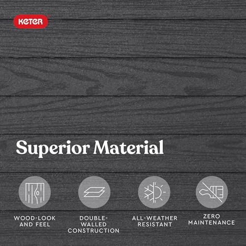 Outdoor Storage Shed 4x6 Resin for Patio Furniture, Garden Tools and Lawn Mower H639446