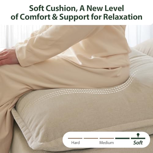 L Shaped Sectional Sofa Chenille Fabric for Living Room N6790