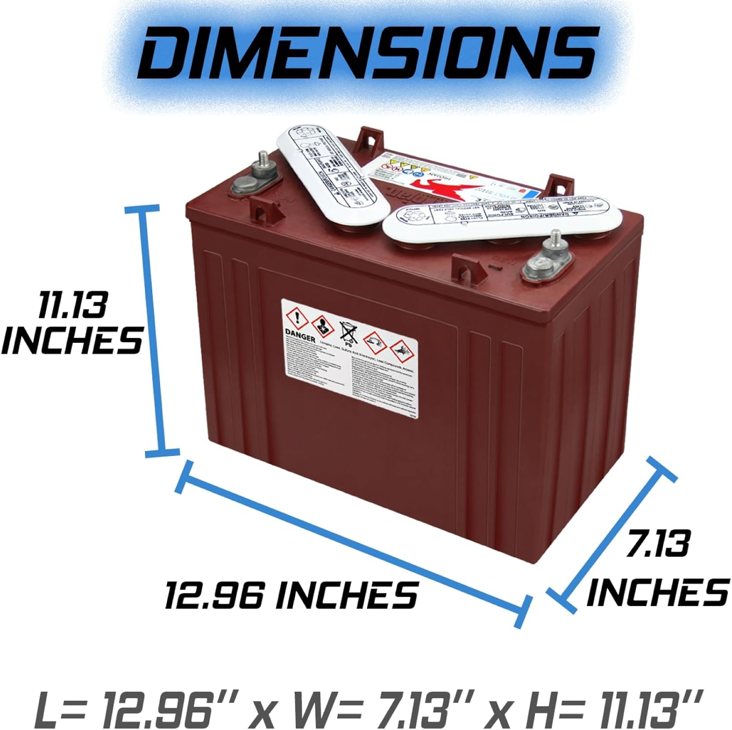 12V 150Ah Deep Cycle Battery x2 K28796