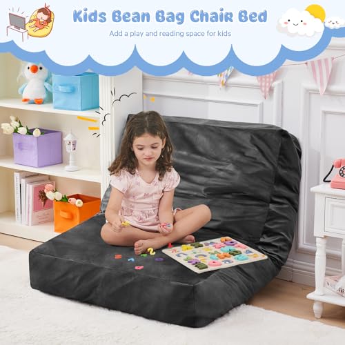 Giant Bean Bag Chair Convertible Bed with Microfiber Cover X2136