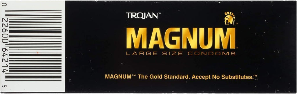 Magnum XL Lubricated Latex Condoms, 12 Count N90241