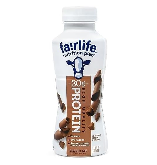 High Protein Chocolate Shake 30g, Gelatin Free, 11.5 fl oz, 12 Pack M289