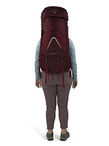 Women's 65L Backpacking Backpack, Antidote Purple R227