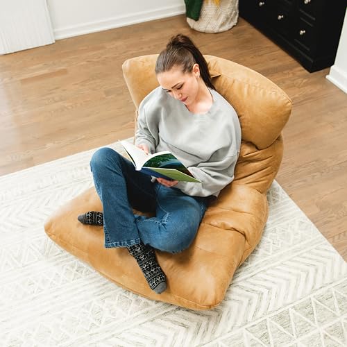 Dorm Bean Bag Chair with Drink Holder and Pocket, 3 feet R2503