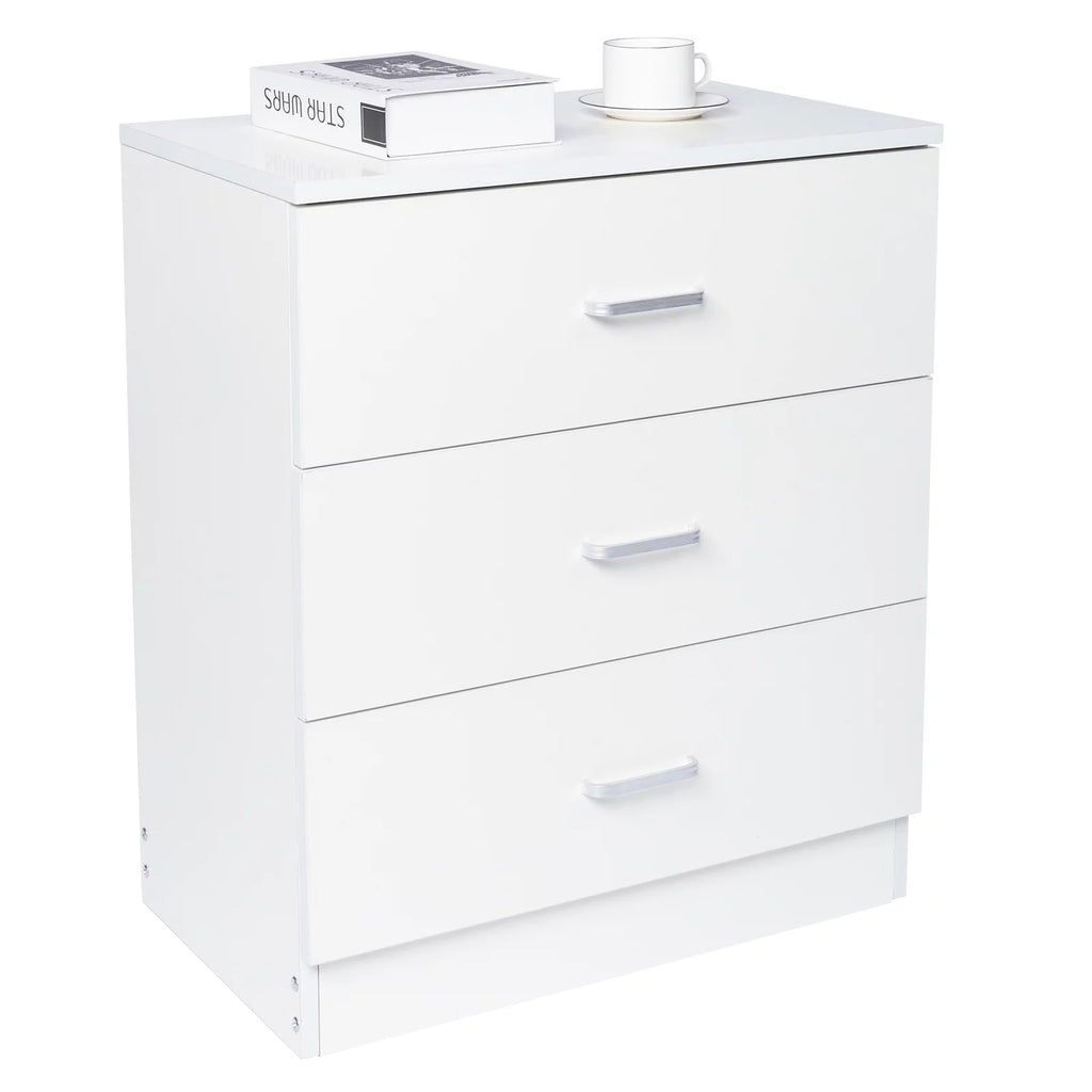 Modern Dresser Cabinet, 3-Drawer Wooden Storage for Bedroom A762