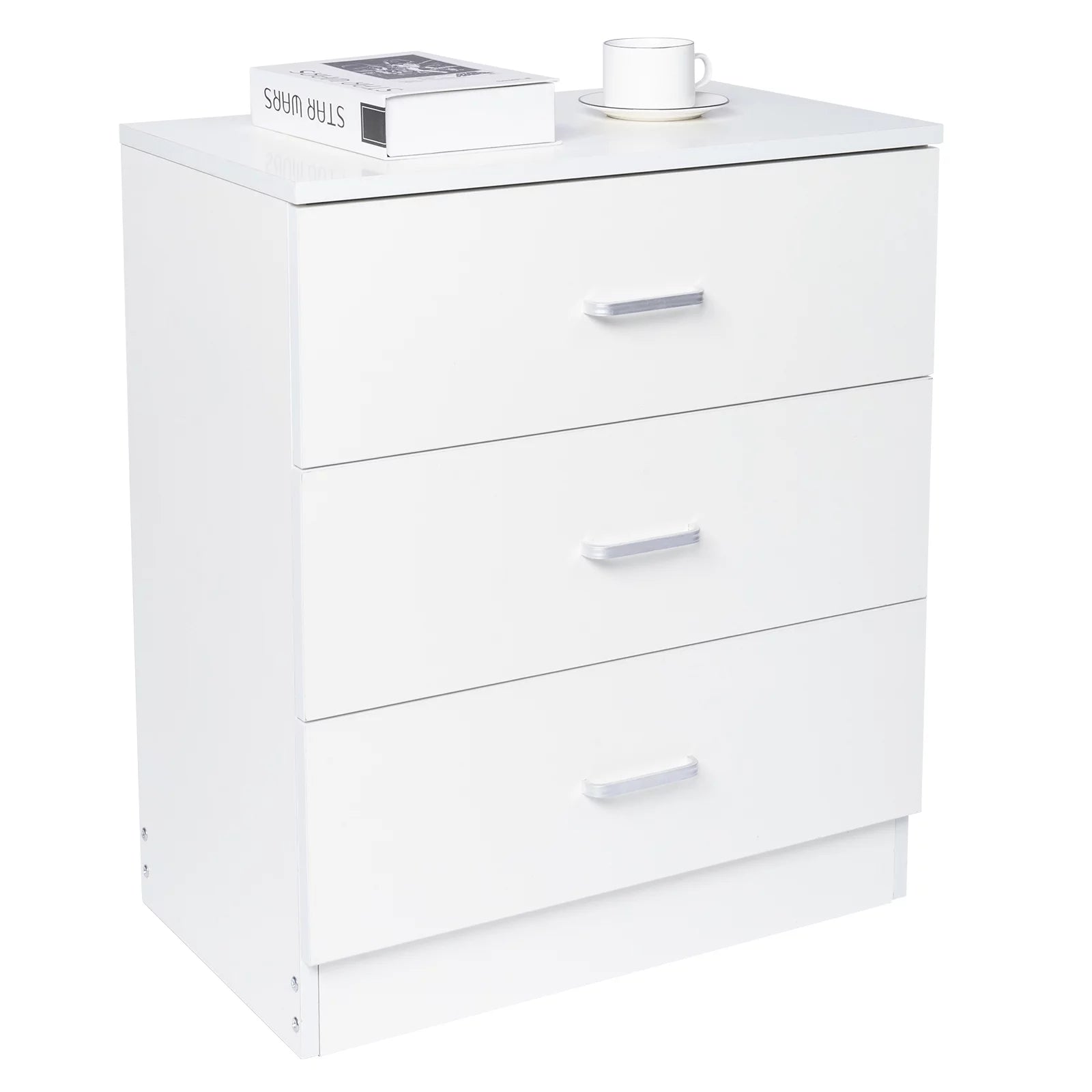 Modern Dresser Cabinet, 3-Drawer Wooden Storage for Bedroom A762