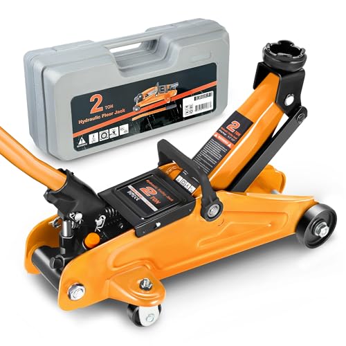 Floor Jack 3 Ton Capacity, Low Profile Heavy Duty Hydraulic Car Jack, Lifting Range 3"-20" O821