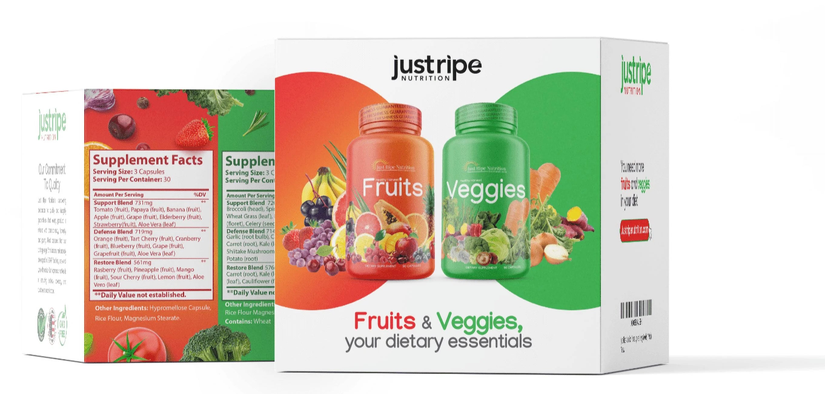 Fruits & Veggies 180 Capsules Supplement K62433